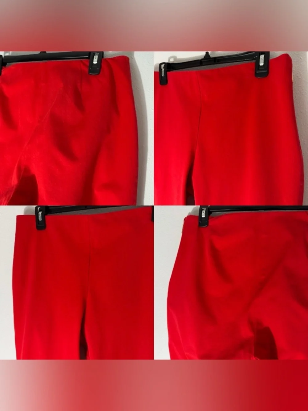 Lauren Ralph Lauren black label red cropped slack size 12